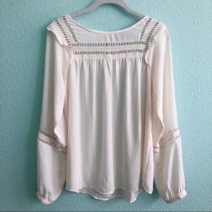 Loft Long Sleeve Blouse (Ivory)